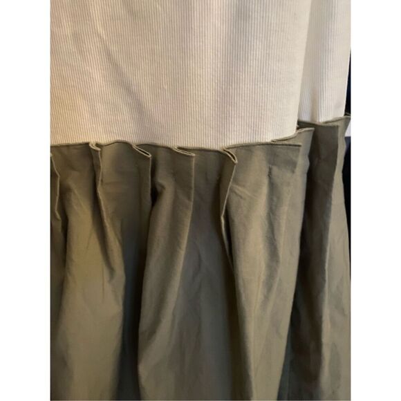 Zara, NWOT women’s contrast color pleated tube top dress size small - Picture 5 of 6